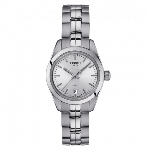 Tissot PR 100 Quartz 25 Stainless Steel Silver Bracelet