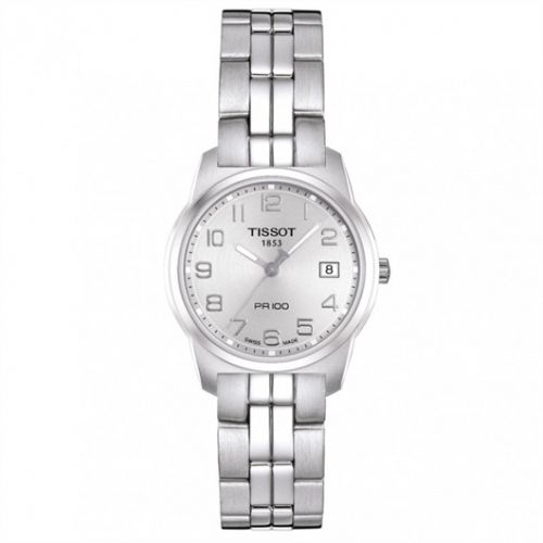 Tissot PR 100 Quartz 24.5 Stainless Steel Silver Bracelet