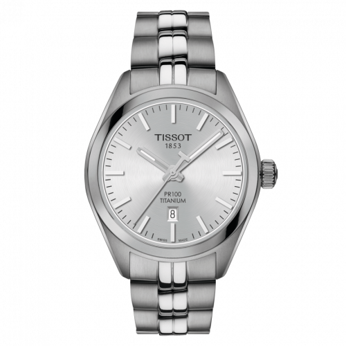 Tissot PR 100 Quartz 33 Titanium Silver Bracelet