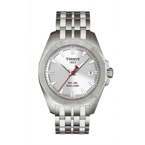 Tissot PRC 100 Quartz 41.3 Stainless Steel Silver Bracelet