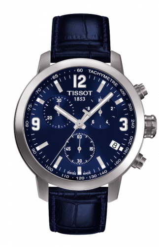Tissot PRC 200 Quartz Chronograph Blue Leather