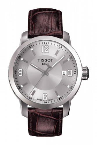 Tissot PRC 200 Quartz Silver Leather