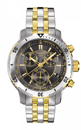 Tissot PRS 200 Quartz Chronograph Two Tone Grey