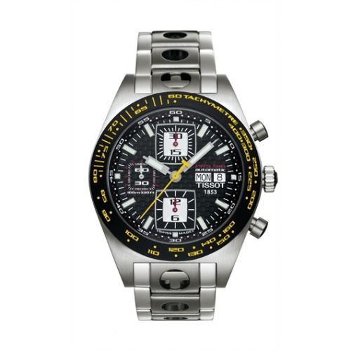 Tissot PRS 516 Automatic Chronograph 42 Stainless Steel Black Bracelet