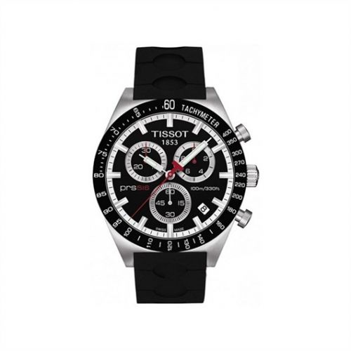 Tissot PRS 516 Quartz Chronograph Black Rubber