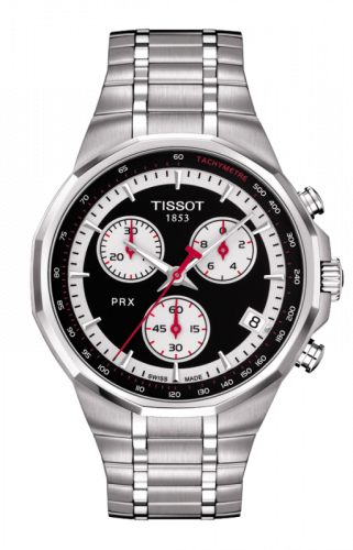 Tissot PRX Chronograph Quartz Stainless Steel Black