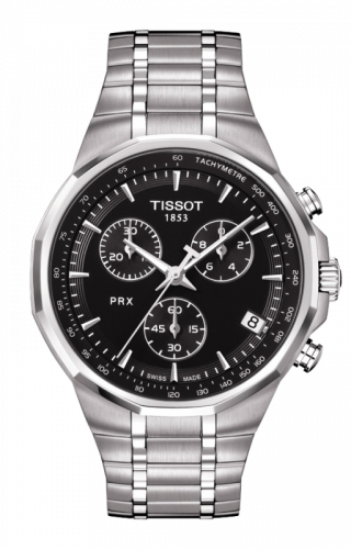 Tissot PRX Chronograph Quartz Stainless Steel Black