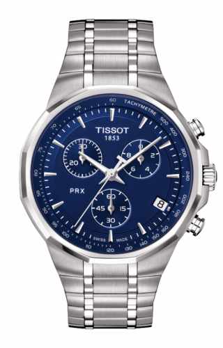 Tissot PRX Chronograph Quartz Stainless Steel Blue