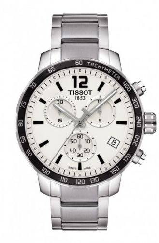 Tissot Quickster Chronograph Stainless Steel Silver Bracelet