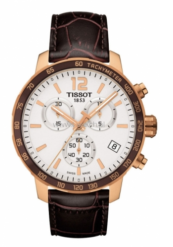 Tissot Quickster Chronograph Rose PVD Silver