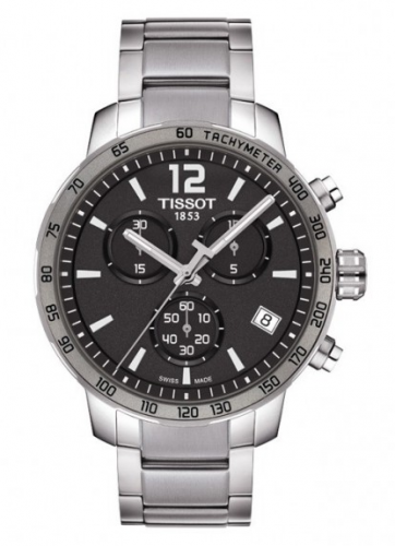 Tissot Quickster Chronograph Stainless Steel Grey Bracelet