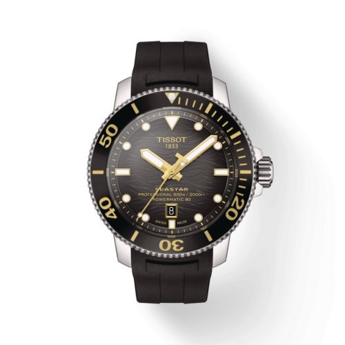 Tissot Seastar 2000 Professional Stainless Steel Grey Rubber