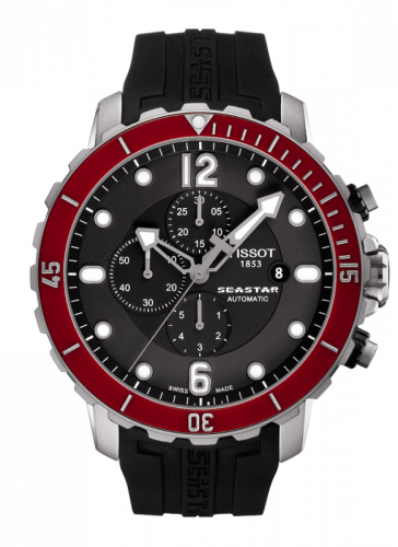 Tissot Seastar 1000 Automatic Chronograph Red Ceramic