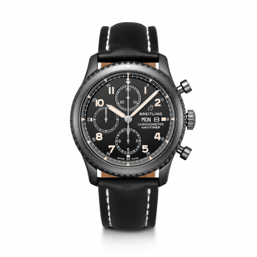 Breitling Navitimer 8 Chronograph 43 Blacksteel Black Black Calf