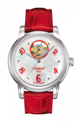 Tissot Lady Heart Red Mother-of-Pearl