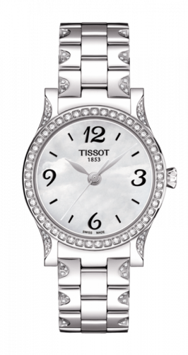 Tissot Stylis-T Quartz 29 Stainless Steel Diamond MOP Bracelet