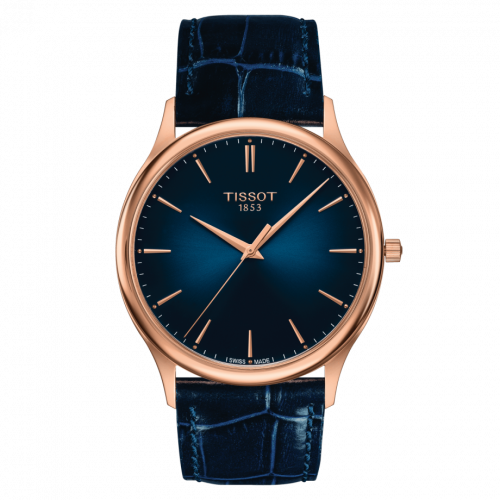 Tissot Excellence 18K Rose Gold Blue