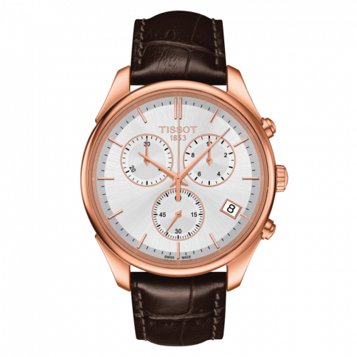Tissot Vintage Chronograph 18k Gold Silver