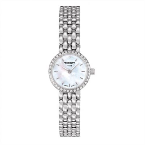 Tissot Lovely Stainless Steel Diamond MOP Bracelet