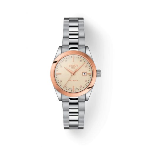 Tissot T-My Automatic Stainless Steel Rose Gold Beige