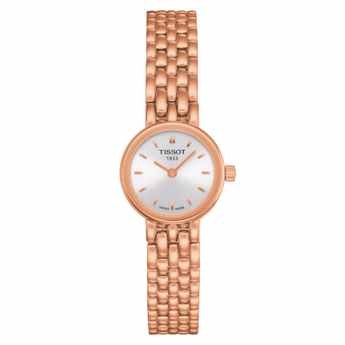 Tissot Tissot Lovely PVD Rose Gold Silver Bracelet