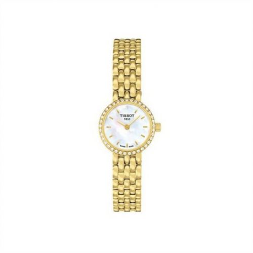 Tissot Lovely PVD Yellow Gold Diamond MOP Bracelet
