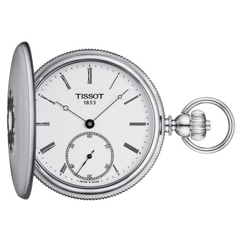Tissot Savonnette Mechanical Stainless Steel White - Roman