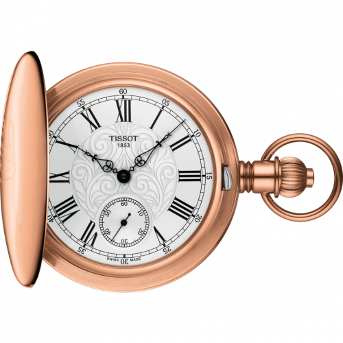 Tissot Savonnette Mechanical Brass Rose Gold