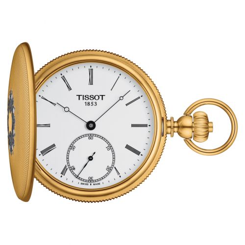 Tissot Savonnette Mechanical PVD Gold White - Roman