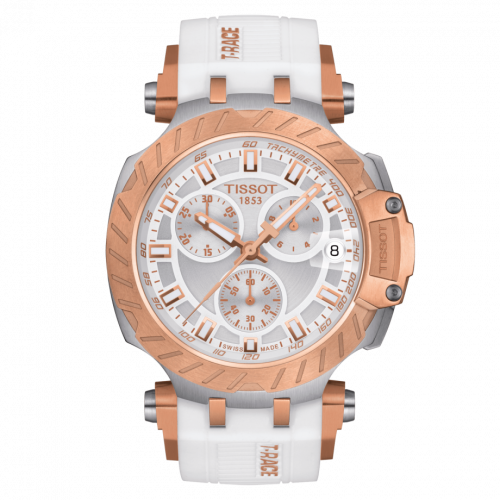 Tissot T-Race Chronograph Stainless Steel PVD Gold Silver