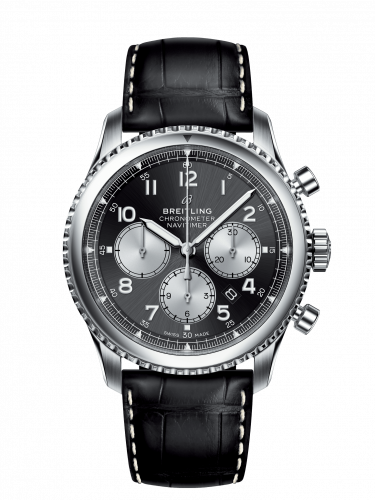 Breitling Navitimer 8 B01 Chronograph 43 Stainless Steel Black Croco