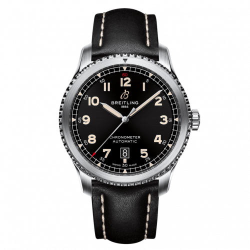 Breitling Aviator 8 Automatic 41 Stainless Steel Black Calf Pin