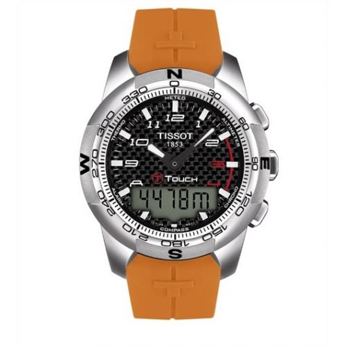 Tissot T-Touch II Orange Rubber Carbon