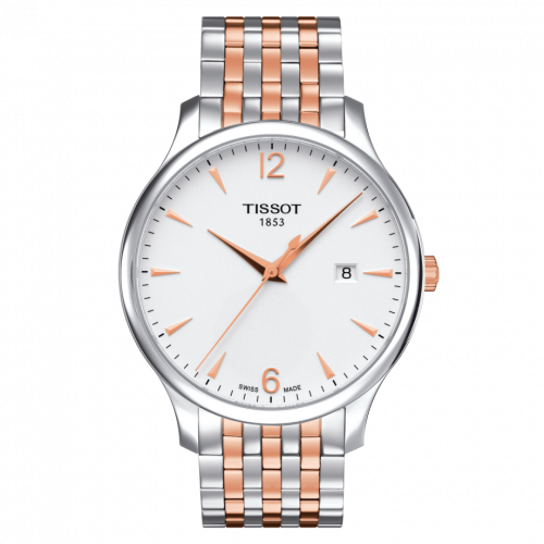Tissot Tradition Bicolor Silver