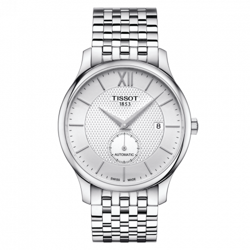 Tissot Tradition Automatic Small Second Stainless Steel Silver Bracelet
