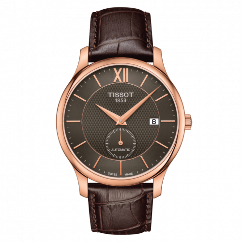 Tissot Tradition Automatic Small Second Rose Gold PVD Grey