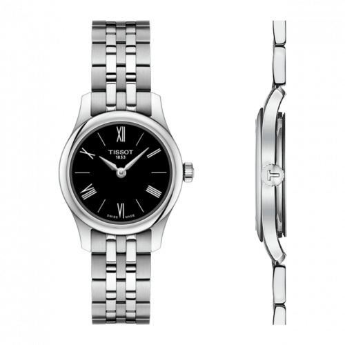 Tissot Tradition 5.5 Lady 25 Stainless Steel Black Bracelet