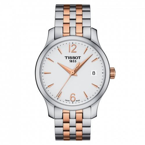 Tissot Tradition Lady Bicolor Silver Bracelet