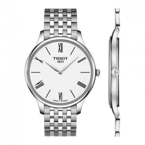 Tissot Tradition 5.5 Stainless Steel White Bracelet