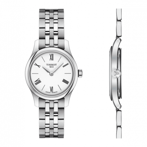 Tissot Tradition 5.5 Lady 25 Stainless Steel White Bracelet