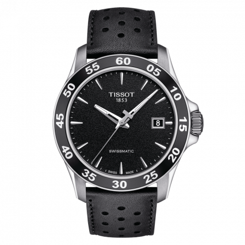 Tissot V8 Swissmatic 42.5 Stainless Steel Black Strap