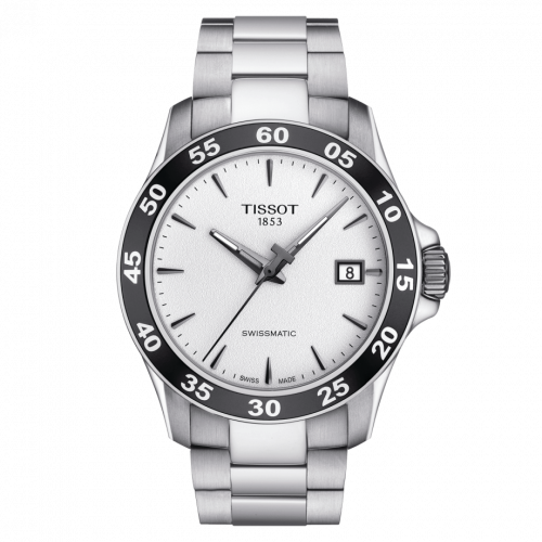 Tissot V8 Swissmatic 42.5 Stainless Steel Silver Bracelet
