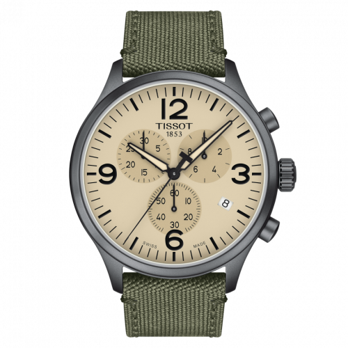 Tissot Chrono XL Grey PVD Beige