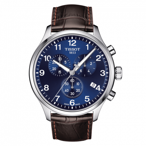 Tissot Chrono XL Classic Stainless Steel Blue Strap
