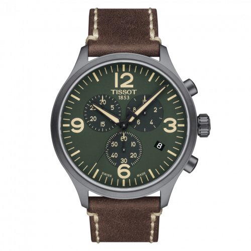 Tissot Chrono XL Grey PVD Green