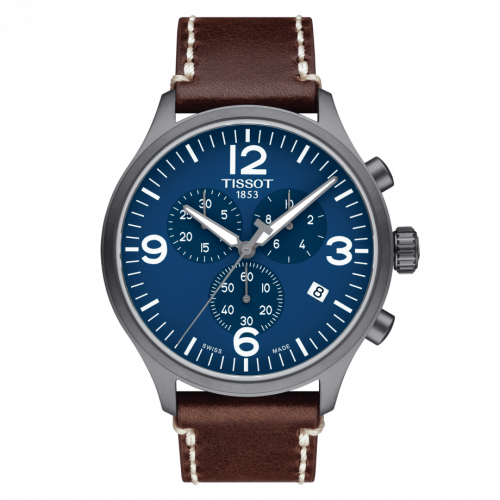 Tissot Chrono XL Grey PVD Blue