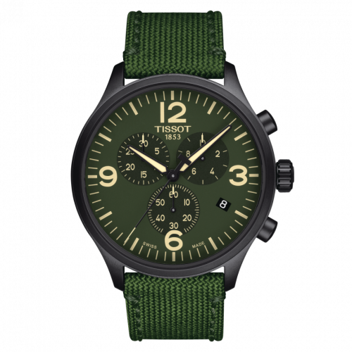 Tissot Chrono XL Black PVD Green