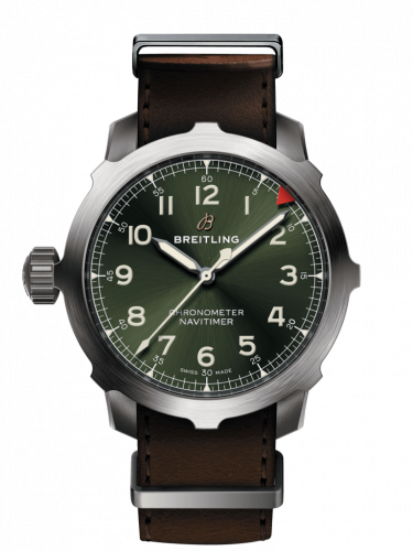 Breitling Navitimer Super 8 B20 Automatic 46 Titanium Green NATO