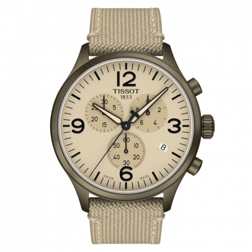 Tissot Chrono XL Khaki PVD Beige