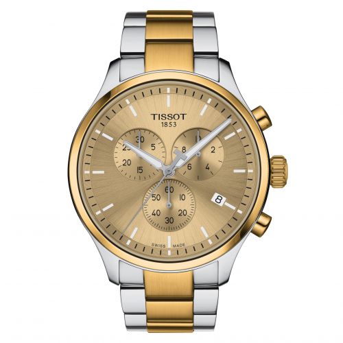 Tissot Chrono XL Classic Two Tone Champagne Bracelet